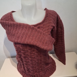 Érett ringlószilva - ruha & divat - női ruha - pulóver - Meska.hu