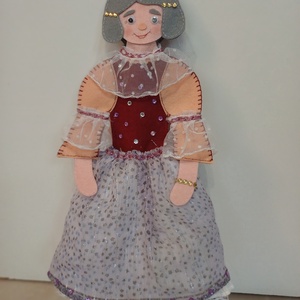 Fakanálbáb (nagy) - 40 cm (Királyné) - Meska.hu