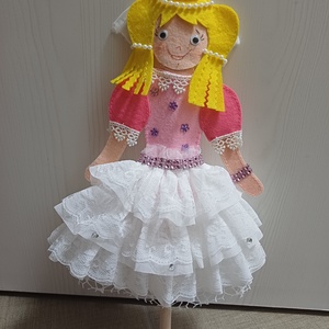 Fakanálbáb (nagy) - 40 cm (Királylány) - Meska.hu