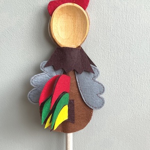 Fakanálbáb (nagy) - 30 cm (Kakas) - játék & sport - bábok - báb készlet - Meska.hu