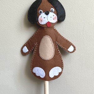 Fakanálbáb (nagy) - 30 cm (Kutya) - játék & sport - bábok - báb készlet - Meska.hu