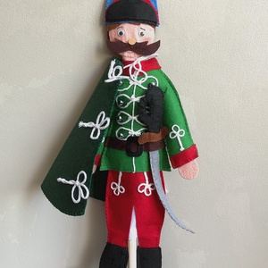 Fakanálbáb (nagy) - 40 cm (Huszár) - játék & sport - bábok - báb készlet - Meska.hu