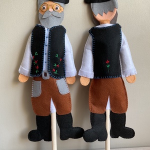 Fakanálbáb (nagy) - 40 cm (Öreg Apó) - játék & sport - bábok - báb készlet - Meska.hu