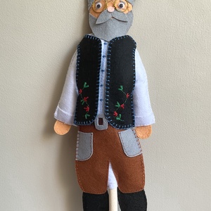 Fakanálbáb (nagy) - 40 cm (Öreg Apó) - játék & sport - bábok - báb készlet - Meska.hu