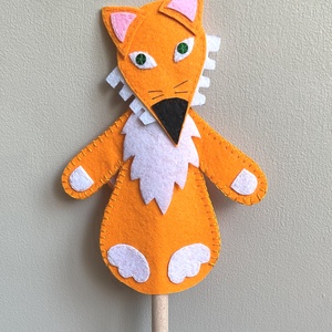 Fakanálbáb (nagy) - 30 cm (Róka) - játék & sport - bábok - báb készlet - Meska.hu