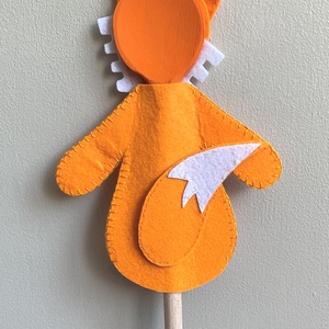 Fakanálbáb (nagy) - 30 cm (Róka) - játék & sport - bábok - báb készlet - Meska.hu
