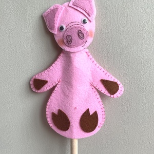 Fakanálbáb (nagy) - 30 cm (Malac), Játék & Sport, Bábok, Báb készlet, Varrás, MESKA