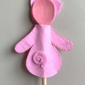 Fakanálbáb (nagy) - 30 cm (Malac) - játék & sport - bábok - báb készlet - Meska.hu