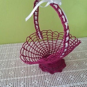 Húsvéti kosár tojásokkal - otthon & életmód - dekoráció - asztal és polc dekoráció - asztaldísz - Meska.hu