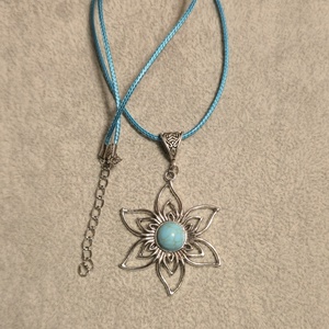 Türkiz  köves nyaklánc  - Meska.hu