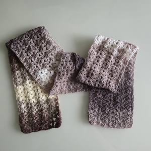 Sál szinátmenetes. - ruha & divat - sál, sapka, kendő - vállkendő - Meska.hu