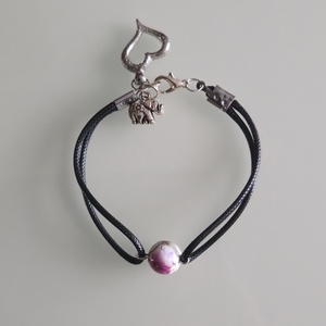 Karkötő porcelán gyönggyel , Ékszer, Karkötő, Gyöngyös karkötő, Ékszerkészítés, MESKA