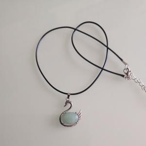 Hattyú medálos nyaklánc - ékszer - nyaklánc - medál - Meska.hu