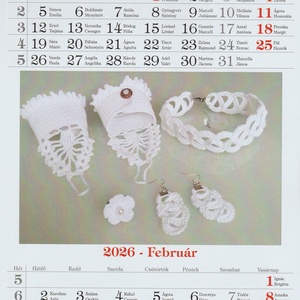 Naptár 2026 évre - otthon & életmód - dekoráció - fali és függő dekoráció - falinaptár & öröknaptár - Meska.hu