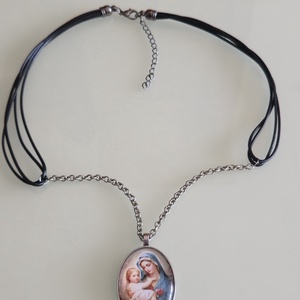 Madonna gyermekével - ékszer - nyaklánc - nyakpánt, gallér - Meska.hu
