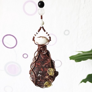 A föld ereje és a réz ragyogása � Egyedi Jáspis függődísz , Otthon & Életmód, Dekoráció, Fali és függő dekoráció, Függődísz, , MESKA