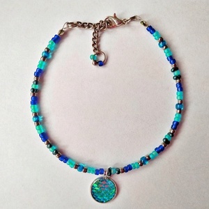 Mezítlábas szabadság � Színes bokaláncok a nyár szerelmeseinek! - ékszer - lábdísz és testékszer - bokalánc - Meska.hu