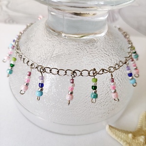 Színkavalkád bokalánc, Ékszer, Lábdísz és Testékszer, Bokalánc, , MESKA