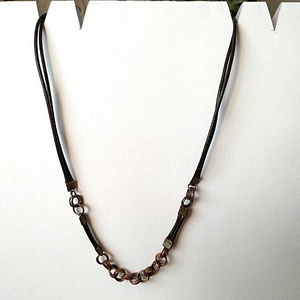 Drótkarikás férfi nyaklánc-Vagány és rocker - ékszer - nyaklánc - medál nélküli nyaklánc - Meska.hu