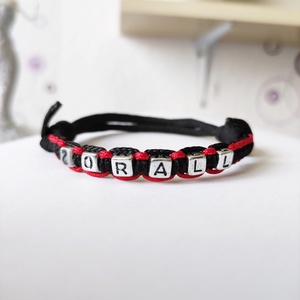 Zenekaros rajongói karkötő. Kalapács, Zorall. - ékszer - karkötő - fonott karkötő - Meska.hu