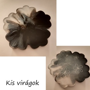 Pohár alátét, fekete-fehér - otthon & életmód - konyhafelszerelés, tálalás - tálalás - tányér- és poháralátét - Meska.hu