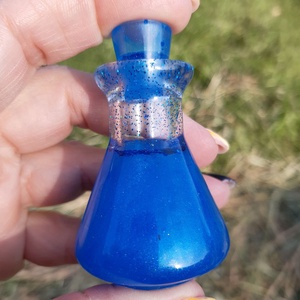 Aromaterápiás üveg, kúp forma - otthon & életmód - gyertya, illat, aroma - párologtató - Meska.hu