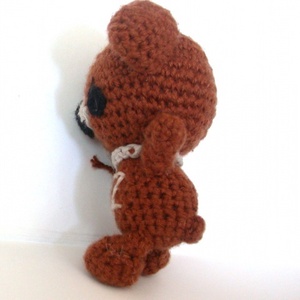 Rendelhető! Füles - Amigurumi horgolt maci - játék & sport - plüssállat & játékfigura - maci - Meska.hu