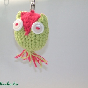 Horgolt cica kulcstartó - Amigurumi -  - Meska.hu