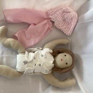 Waldorf csecsemő baba - KÉSZ baba sok ruhával - játék & sport - baba & babaház - öltöztethető baba - Meska.hu