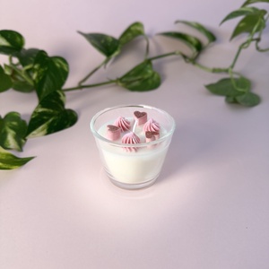Szójaviasz gyertya üveg tégelyben - otthon & életmód - gyertya, illat, aroma - gyertya - Meska.hu