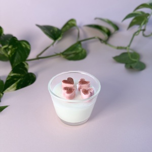 Szójaviasz gyertya üveg tégelyben - otthon & életmód - gyertya, illat, aroma - gyertya - Meska.hu