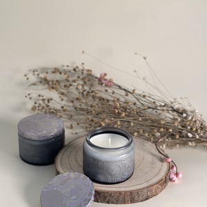 Szójaviasz gyertya üveg tégelyben, Otthon & Életmód, Gyertya, illat, aroma, Gyertya, , MESKA