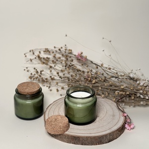 Szójaviasz gyertya üvegtégelyben , Otthon & Életmód, Gyertya, illat, aroma, Gyertya, , MESKA