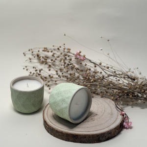 Szójaviasz gyertya kerámia tégelyben - Meska.hu