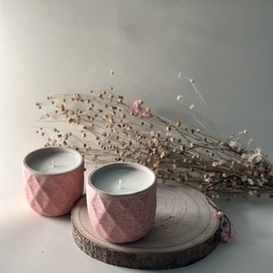 Szójaviasz gyertya kerámia  tégelyben  - Meska.hu