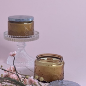 Szójaviasz gyertya Love feliratú fa kanóccal , Otthon & Életmód, Gyertya, illat, aroma, Gyertya, Gyertya-, mécseskészítés, MESKA