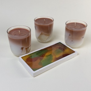 Jeges Latte stílusú kávé illatú gyertya  , Otthon & Életmód, Gyertya, illat, aroma, Gyertya, Gyertya-, mécseskészítés, MESKA