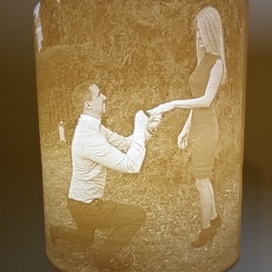 Egyedi lithophane lámpa , Otthon & Életmód, Lámpa, Hangulatlámpa, Mindenmás, MESKA