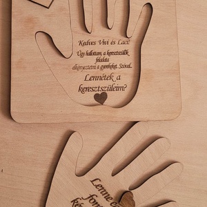 Keresztszülő felkérő  gravírozott fa emlék  - játék & sport - keresztelőajándékok - Meska.hu Keresztszülő felkérő  gravírozott fa emlék  - játék & sport - keresztelőajándékok - Meska.hu