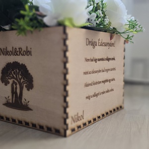 Szülő köszöntő, ajándékdoboz örömanyának  esküvői emlék - esküvő - emlék & ajándék - köszönőajándék - Meska.hu Szülő köszöntő, ajándékdoboz örömanyának  esküvői emlék - esküvő - emlék & ajándék - köszönőajándék - Meska.hu