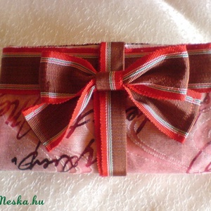 Textiltáska masnival - táska & tok - bevásárlás & shopper táska - shopper, textiltáska, szatyor - Meska.hu