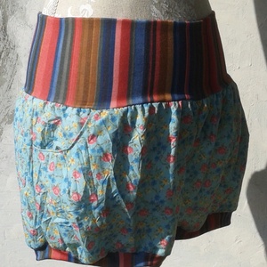 Háremsort - virágos-csíkos -  - Meska.hu