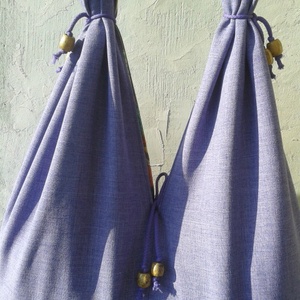 Copf táska  2in1  Nyaralós mintás és levendulalila - táska & tok - kézitáska & válltáska - válltáska - Meska.hu