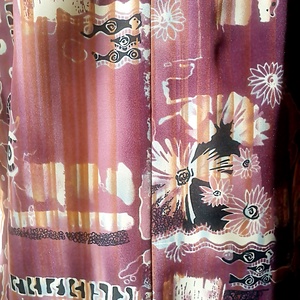 Lila mintás tulipánszoknya - ruha & divat - női ruha - szoknya - Meska.hu