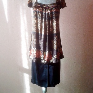 Bársonyos-rózsás tunika - ruha & divat - női ruha - tunika - Meska.hu