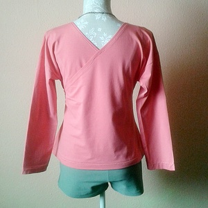 Átlapolós pink felső -  - Meska.hu