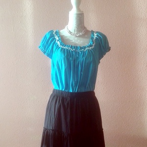 Biedermeier kisasszony - ruha & divat - női ruha - póló, felső - Meska.hu