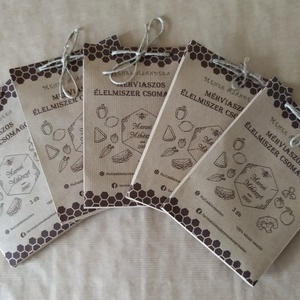 Méhviaszos élelmiszercsomagoló kendő -  - Meska.hu