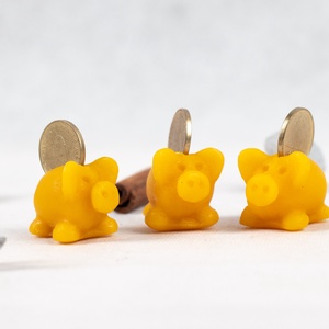 Méhviasz szerencsemalac - otthon & életmód - gyertya, illat, aroma - gyertya - Meska.hu