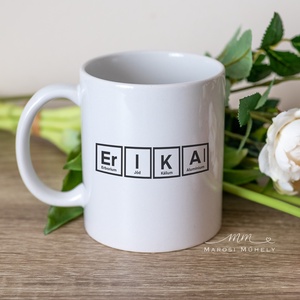 Koffeines kémia tanár bögre - otthon & életmód - konyhafelszerelés, tálalás - tálalás - bögre & csésze - Meska.hu